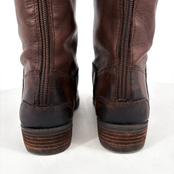 SAM EDELMAN Penny Tall Brown Leather Riding Boots 7.5 - Picture 8 of 16